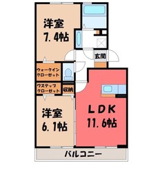 オ・ソレイユ Ⅱの物件間取画像